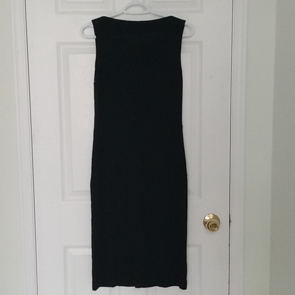 NWOT Patrizia Pepe Firenze Black Dress 44 - Picture 2 of 7